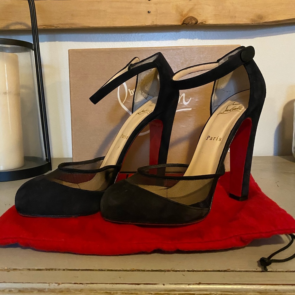 Christian Louboutin Vicky Jane Suede Royal